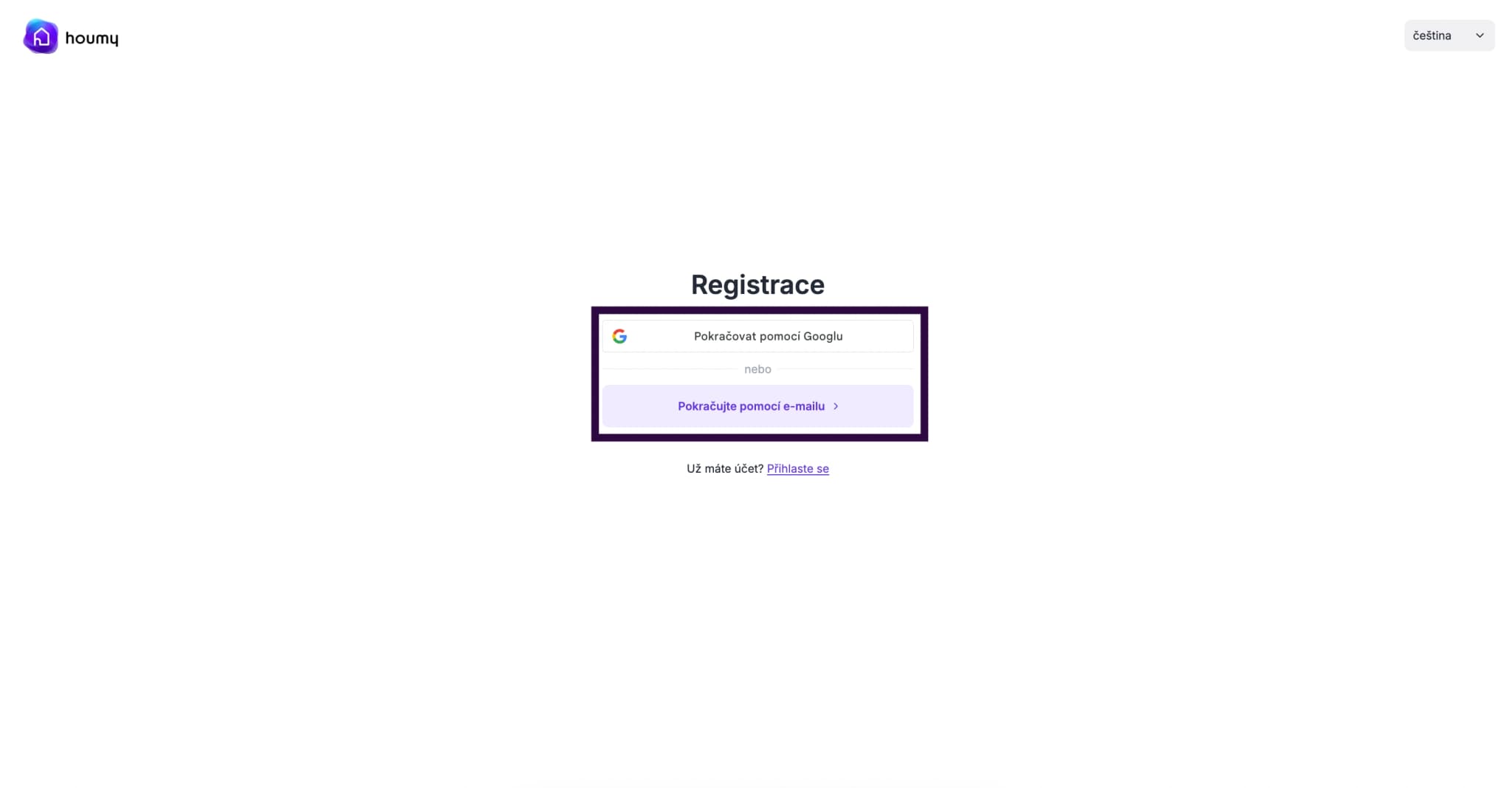 Přihlášení přes SSO